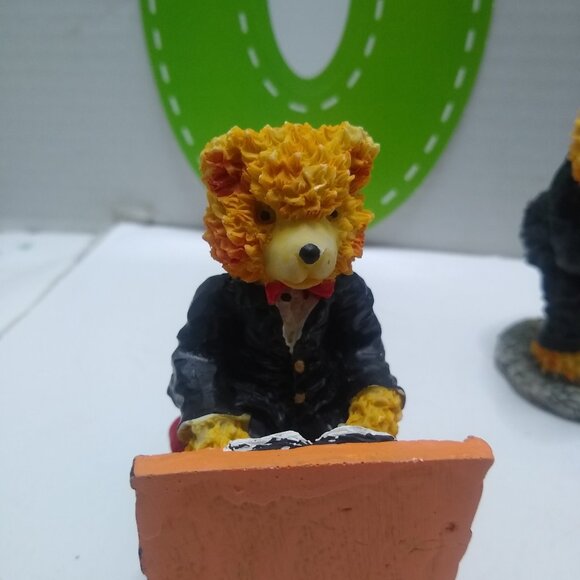 Hobo Bear Band figurine set of 5 Boyds Bear Style Musicians1990s era Berry Hill - Picture 2 of 8